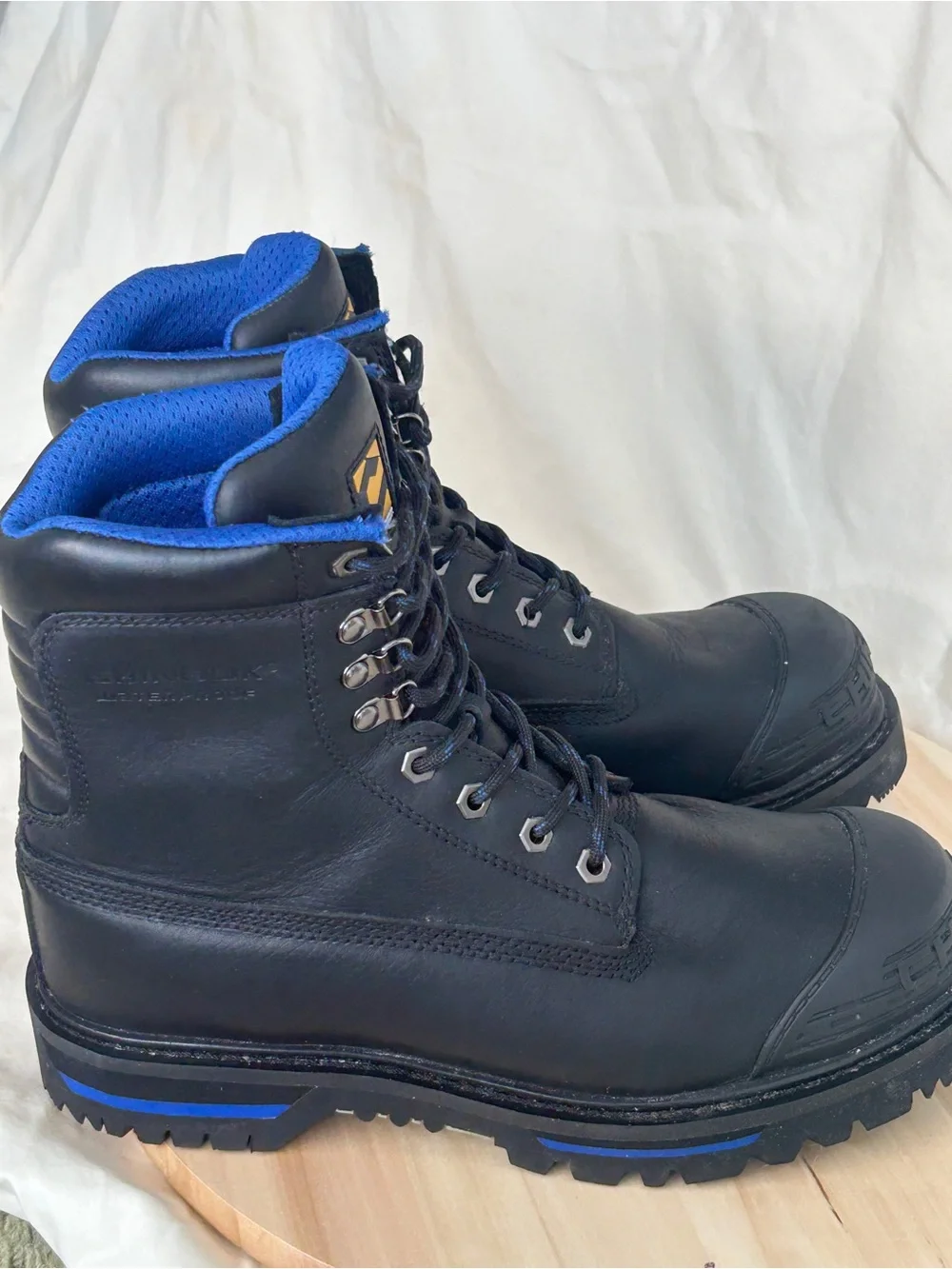Chinook Tarantula Black Work Boots ASTM F2413-18 Safety Size 11.5